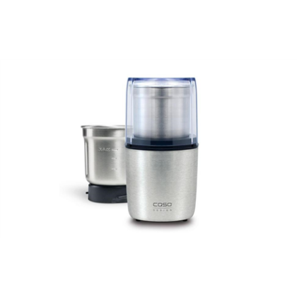 Caso | Coffee and spice grinder | 1831 | 200 W | Coffee beans capacity 90 g | Number of cups 4-8 pc(s) | Pulse function | Stainless steel 01831 4038437018318