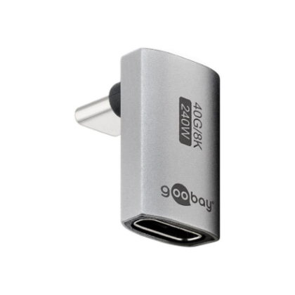 Goobay USB-C Adapter Vertical 90° Long