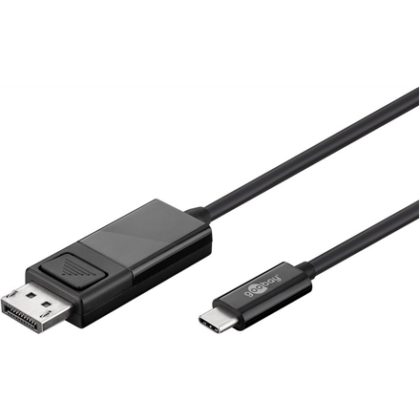 Goobay | USB-C- DisplayPort adapter cable (4k 60 Hz) | 79295 | USB-C male | DisplayPort male | USB-C to DP | 1.2 m 79295 4040849792953