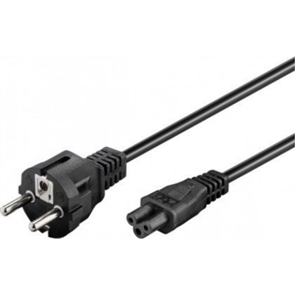 Goobay | Power supply cord (safety plug) | 93586 | Black Safety plug (type F