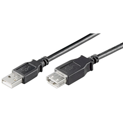 Goobay | USB 2.0 Hi-Speed extension cable | USB-A to USB-A USB 2.0 male (type A) | USB 2.0 female (type A) 93600 4040849936005
