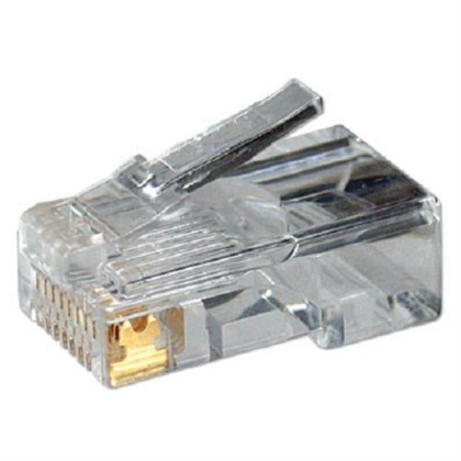 Logilink | MP0002 | CAT5e Modular PlugSuitable for 8P8C Round CablePlug unshieldedGold-plated contacts | Transparent MP0002 4052792013832