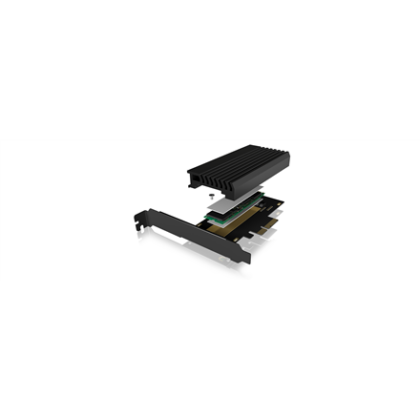 Raidsonic | ICY BOX | PCIe card with M.2 M-Key socket for one M.2 NVMe SSD IB-PCI214M2-HSL 4250078167242