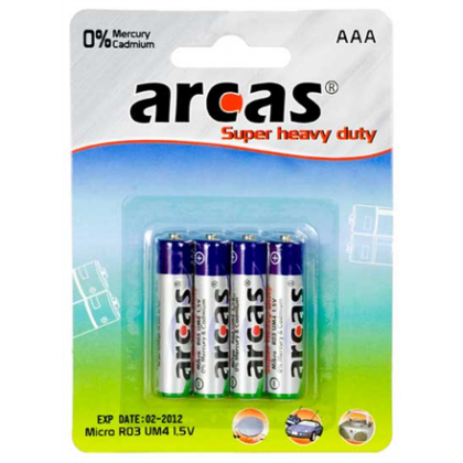 Arcas | AAA/R03 | Super Heavy Duty | 4 pc(s) 10700403 4260030254309