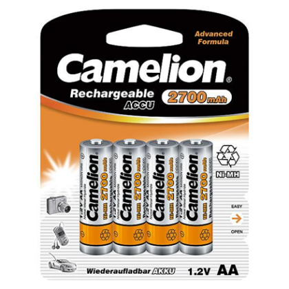 Camelion | AA/HR6 | 2700 mAh | Rechargeable Batteries Ni-MH | 4 pc(s) 17027406 4260033151933