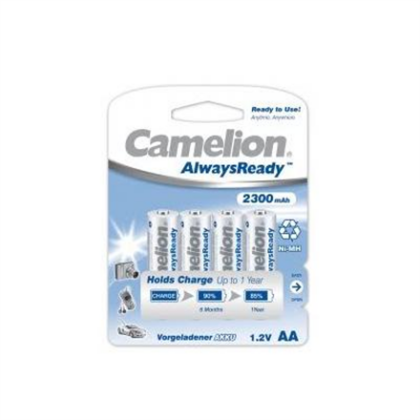 Camelion | AA/HR6 | 2300 mAh | AlwaysReady Rechargeable Batteries Ni-MH | 4 pc(s) 17423406 4260033154040