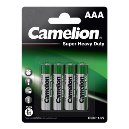 Camelion | R03P-BP4G | AAA/LR03 | Super Heavy Duty | 4 pc(s) 10000403 4260033156327