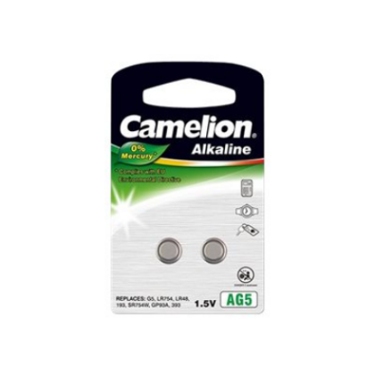 Camelion | AG5/LR48/LR754/393 | Alkaline Buttoncell | 2 pc(s) 12050205 4260216454813