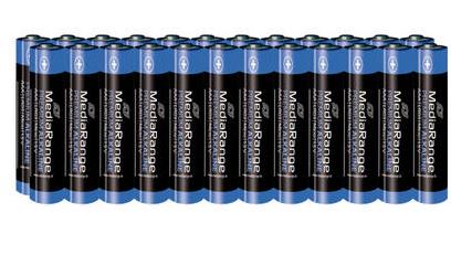 BATTERY ALKALINE AAA 1.5V/24PCS MRBAT103 MEDIARANGE  MRBAT103 4260283111626
