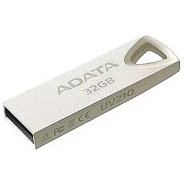 ADATA 32GB USB2.0 UV210 Silver AUV210-32G-RGD 4712366965843