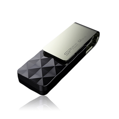 Silicon Power | Blaze B30 | 64 GB | USB Type-A | Black SP064GBUF3B30V1K 4712702632200