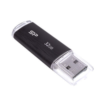 Silicon Power | Ultima U02 | 32 GB | USB Type-A | Black SP032GBUF2U02V1K 4712702646429