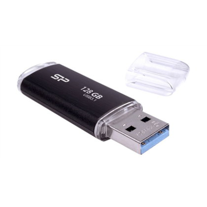 Silicon Power | USB 3.1 Flash Drive | Blaze B02 | 128 GB | USB Type-A | Black SP128GBUF3B02V1K 4712702646481
