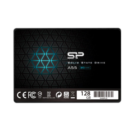 Silicon Power | A55 | 128 GB | SSD form factor 2.5" | Solid-state drive interface SATA | Read speed 550 MB/s | Write speed 420 MB/s SP128GBSS3A55S25 4712702659108