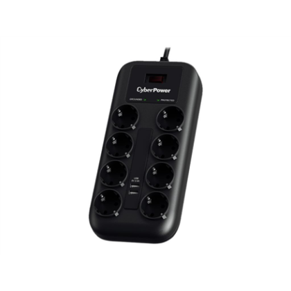 CyberPower | P0820SUF0-DE Surge Protectors P0820SUF0-DE 4712856275810