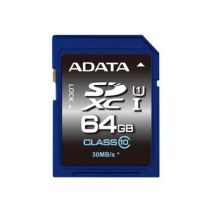 ADATA | Premier | 64 GB | SDHC | Flash memory class 10 | No ASDX64GUICL10-R 4713435793961