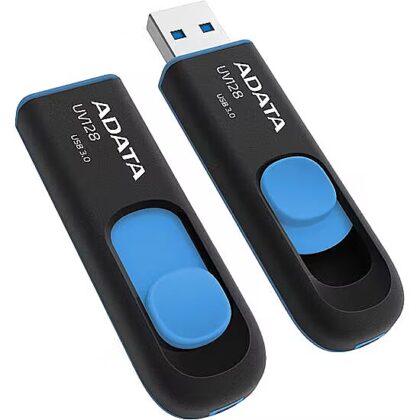 ADATA UV128 128GB USB3.0 Stick Black AUV128-128G-RBE 4713435799444
