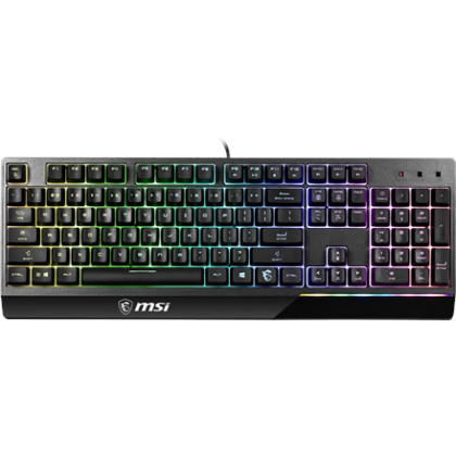 MSI | Vigor GK30 | Gaming Keyboard | Wired | RGB LED light | US | Black Vigor GK30 US 4719072646936