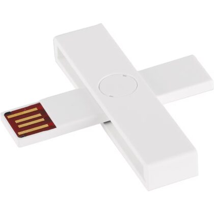 PLUSS ID smart card reader white +ID WHITE 4748001003731