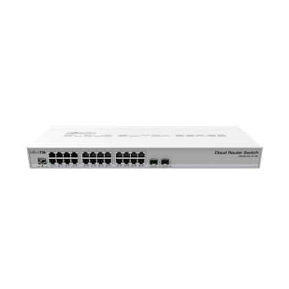 MikroTik | Cloud Router Switch CRS326-24G-2S+RM | Managed L3 | Rackmountable | Gigabit Ethernet (copper) ports quantity 24 | SFP+ ports quantity 2 | 12 month(s) CRS326-24G-2S+RM 4752224002198