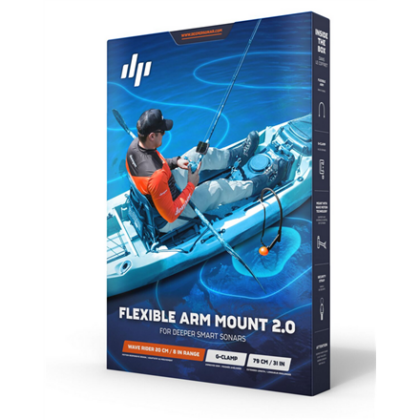 Deeper | Deeper Flexible Arm Mount 2.0 | Sonar mount | Black FNG0003 4779032950367