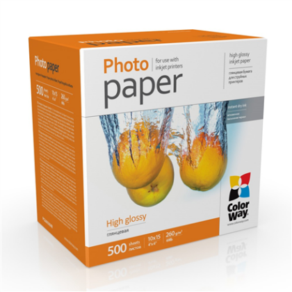 Photo Paper | PG2605004R | Glossy | White | 260 g/m² | 10 x 15 cm PG2605004R 4823108631596