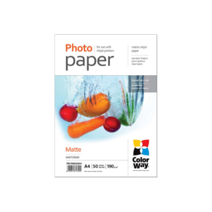 Matte Photo Paper | 190 g/m² | A4 PM190050A4 4823108631770