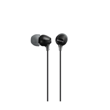 Sony | EX series | MDR-EX15AP | In-ear | Black MDREX15APB.CE7 4905524931235