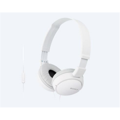 Sony | MDR-ZX110APW.CE7 | Wired | On-Ear | Microphone | White MDRZX110APW.CE7 4905524937954