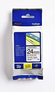 BROTHER TZE251 tape black/white 24mm 8m TZE251 4977766685412