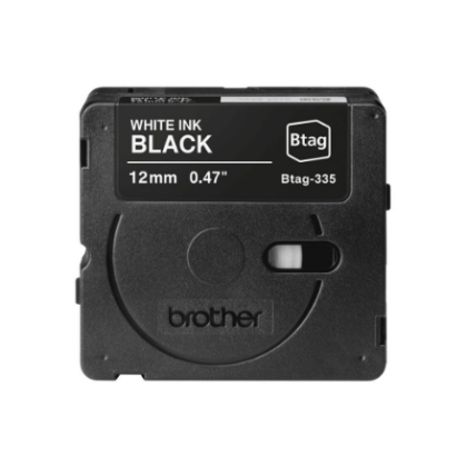 Brother BTAG-335 | White on Black | Btag BTAG335 4977766833257