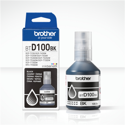 Brother BTD100BK | Ink Bottle | Black BTD100BK 4977766836951