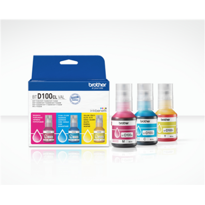Brother BTD100CLVAL | Multipack Ink Bottles | Magenta