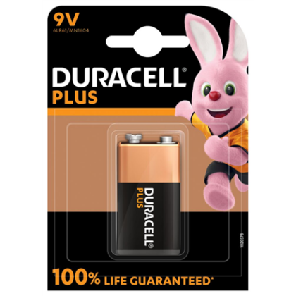 Duracell | Plus MN1604 | 9V | Alkaline | 1 pc(s) 818 5000394142190