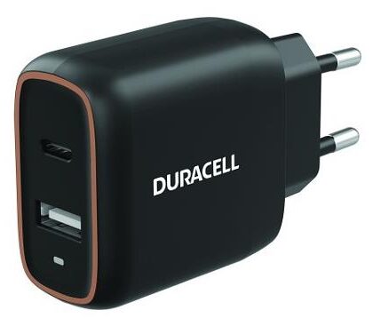 MOBILE CHARGER WALL 20W/BLACK DRACUSB19-EU DURACELL DRACUSB19-EU 5056889400146