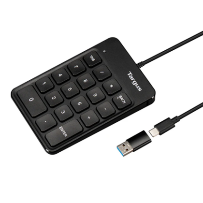 Targus | Numeric EcoSmart | Numeric Keypad | Wired | Black AKP13GL 5063194004211