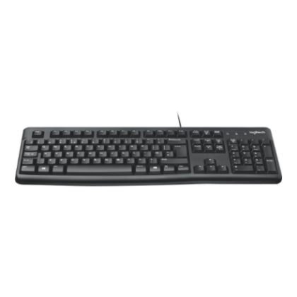 LOGITECH K120 Corded Keyboard black USB (US) | Logitech 920-002508 5099206020917