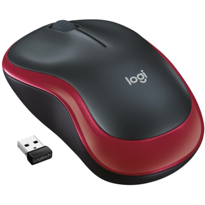 Logitech | Mouse | M185 | Wireless | Red 910-002237 5099206028845
