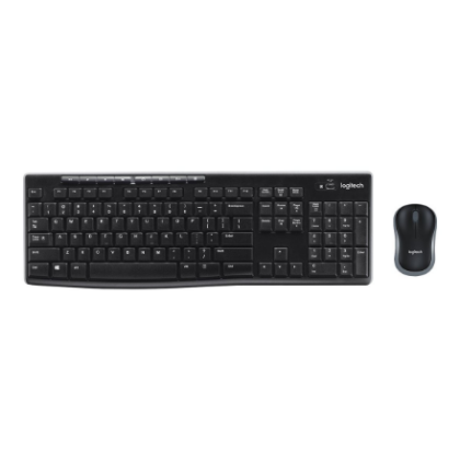 Logitech MK270 | Keyboard and Mouse Set | Wireless | US | Black 920-004509 5099206039155