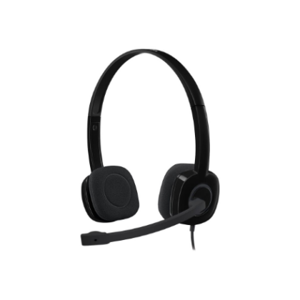 Logitech | H151 | Stereo headset | Black 981-000589 5099206057333