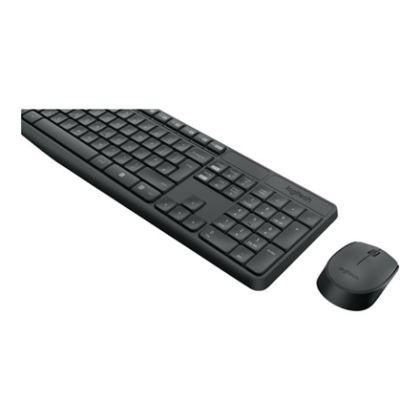 Logitech | MK235 | Keyboard and Mouse Set | Wireless | Mouse included | Batteries included | US | Black 920-007931 5099206063976