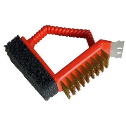 Barbecook | 3-in-1 brush red (24pcs/disp) | BC-ACC-7064 BC-ACC-7064 5400269210281