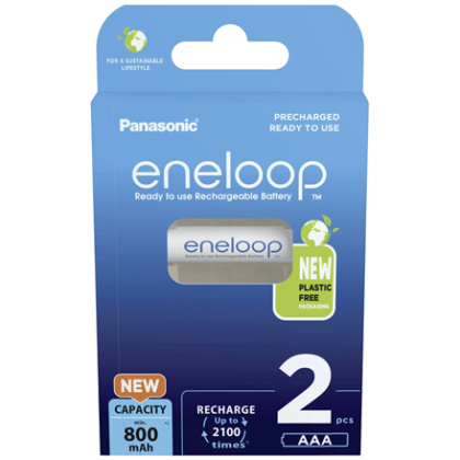 Panasonic | Rechargeable Batteries | ENELOOP BK-4MCDE/2BE | AAA | 800 mAh | 2 pc(s) BK-4MCDE/2BE 5410853064268