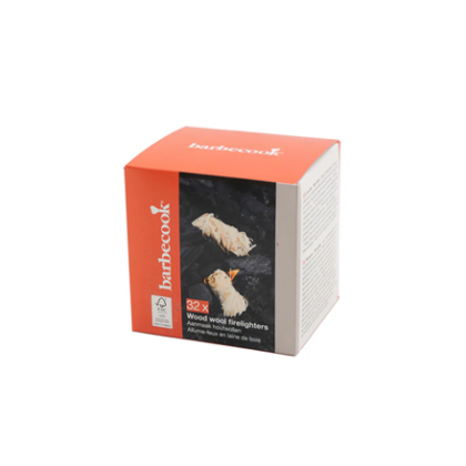 Barbecook | Wood wool firelighters 32 pieces FSC (per 12pcs) | BC-ACC-7426 BC-ACC-7426 5420059857335