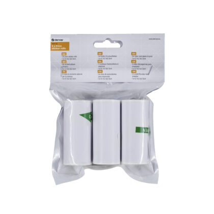 Denver PSP-43 3x Print Sticker Rolls 122170000010 5706751073953