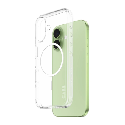 PanzerGlass Flagship Case | Back cover | Apple | iPhone 17 | Recycled plastic | Transparent | Urban Explorer w. White MagSafe CR49224 5715685026836