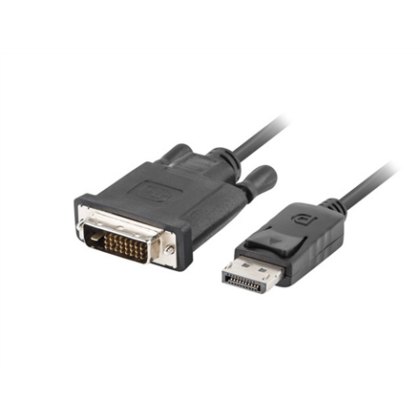 Lanberg Cable | CA-DPDV-10CU-0018-BK | DisplayPort to DVI-D | 1.8 m CA-DPDV-10CU-0018-BK 5901969416411