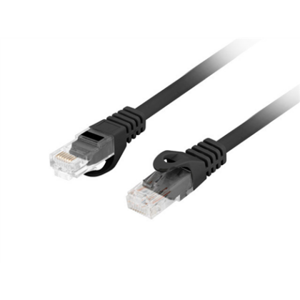 Lanberg | Patchcord Cat.6 UTP LSZH CU | PCU6-10CU-0200-BK | 2 m | Black PCU6-10CU-0200-BK 5901969434361