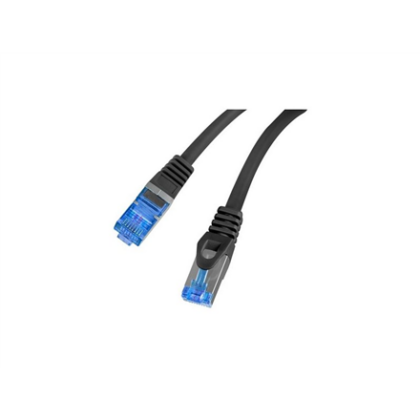 Lanberg | Patch Cord cat. 6 FTP | PCF6A-10CC-0025-BK | S/FTP | S/FTP shielding type – Aluminium braid on wire and each pair foiled additionally. The coating is made of low-smoke and Halogen-free materials (LSZH). Category compliance confirmed by Fluke tester.  Stranded wires made from CCA | Black PCF6A-10CC-0025-BK 5901969435061