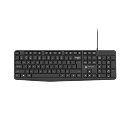 Natec | Keyboard | Nautilus NKL-1950 | Keyboard | Wired | US | Black NKL-1950 5901969435399